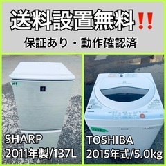 送料設置無料❗️業界最安値✨家電2点セット 洗濯機・冷蔵庫205