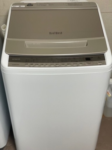 送料・設置込み　洗濯機　8kg HITACHI 2020年