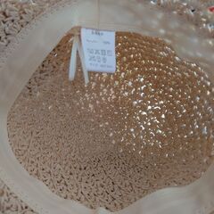 キナリのお花が可愛い帽子の画像