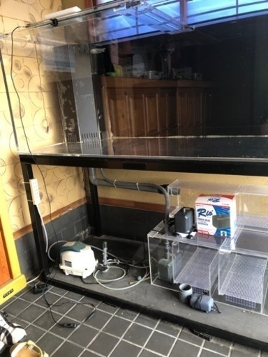大幅値下げ　水槽150×60×60 水槽台セット