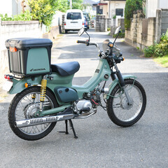 カブ スーパーカブ aa01 125ccエンジン載せ替えの画像