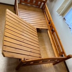 【お譲りします】木製すのこシングルベッドの画像