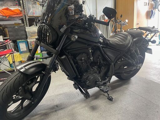 紅葉シーズン到来！　値引きしました！引き取り限定　レブル1100　DCT　初年度登録２０２１年１２月　走行距離6,193キロ　鍵２本あります。