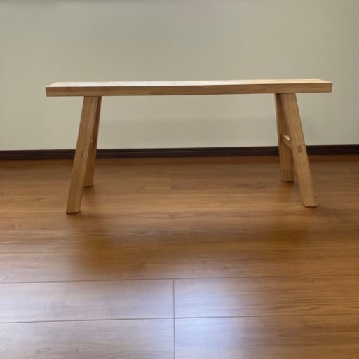 無印木製ベンチ