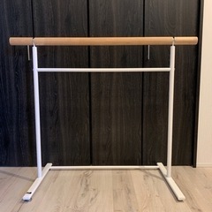 バレエ　日本製レッスンスタンド　レッスンバー　バーの材質　木材