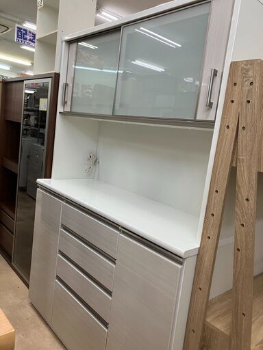 ニトリ ポスティア 140 2面レンジボード ホワイト  No.2856● ※現金、クレジット、スマホ決済対応※