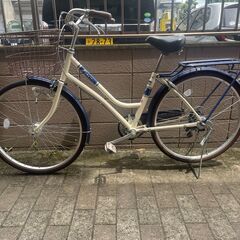 リサイクルショップどりーむ荒田店　No832 エコNo　16696X 自転車　２６インチ　シティサイクル　ギア切り替えOK　オートライト付き♪　美品です♪