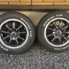 BF Goodrich BF グッドリッチ ホワイトレター プリウス MONZA JP スタイル バーニー モンツァ JP-STYLE Bany アルミホイール ５穴 15インチの画像