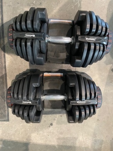 可変式ダンベル　４０キロ　× ２セット