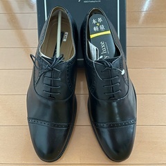 再出品★未使用★本革使用の本格ビジネスシューズ。 ASICS t...