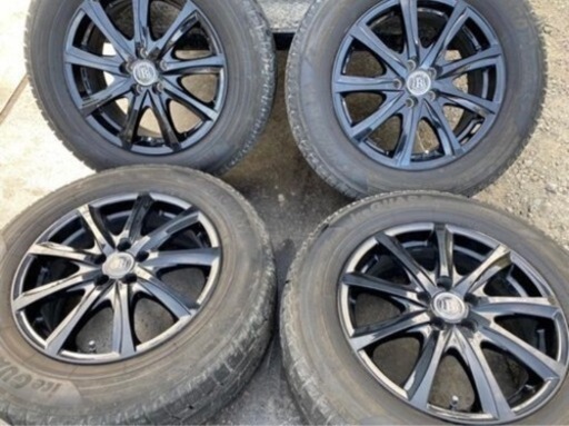 ヨコハマタイヤセットホイール付き　16インチ　ブラック