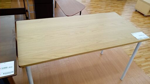★ジモティ割あり★ 無印良品 テーブル ナチュラル H71.5×D60×W120 クリーニング済み YJ342