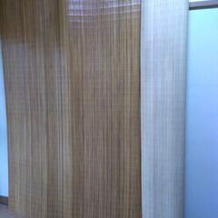 天然竹ラグ200×200の画像
