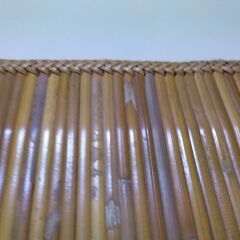 天然竹ラグ200×200の画像