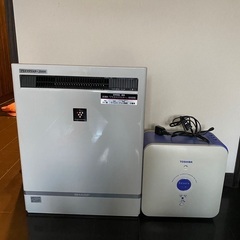 ２台　プラズマクラスター＆東芝加湿器