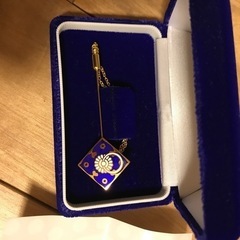 【無料 0円！】七宝タイピン、ウィーン製装飾