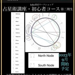 ZOOM占星術講座・初級コースの画像