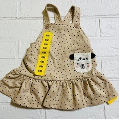 新品⭐️ ベビー服 Pekkle ペックル コストコ 6m 3点 ロンパース ワンピース パンツの画像