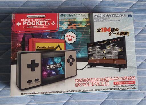 ファミコンカセット５本セット+カセットINゲームポケットセット