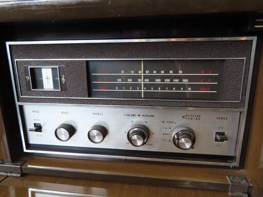 ♪National/ナショナル Hi-Fiステレオアンプ 家具調 真空管 SE-7000