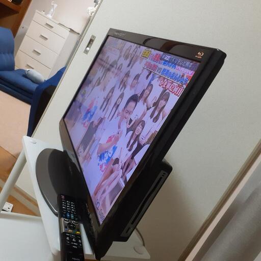 「訳あり」Blu-ray内臓32型液晶テレビAQUOS