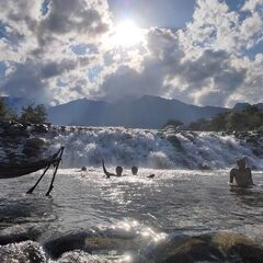 北杜市白州町でテントサウナの設営・撤収補助募集！の画像