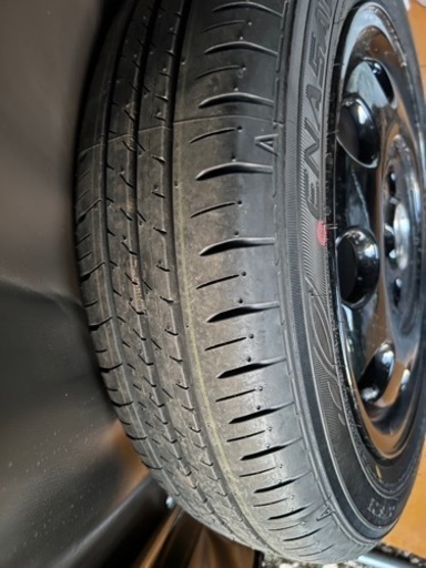 軽自動車　新車外し　純正タイヤ、アルミホイール4本セット