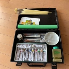 無料　油絵の具セット