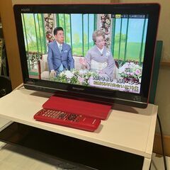 SHARP 19型 液晶ハイビジョンテレビ LED AQUOS　カラーピンクの画像