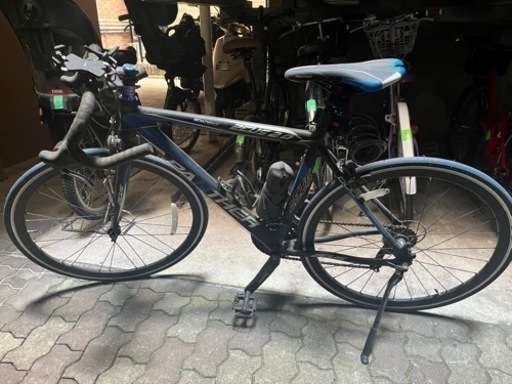 PANTHER ロードバイク シマノ21段変速 Black/Blue, 500mm(L)