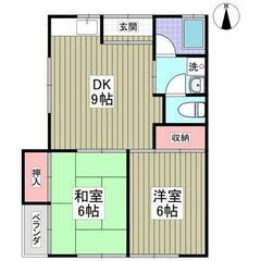 💙💙フリーレント1ヶ月付き😍敷礼０！《2DK》春日部市🐻一ノ割駅...