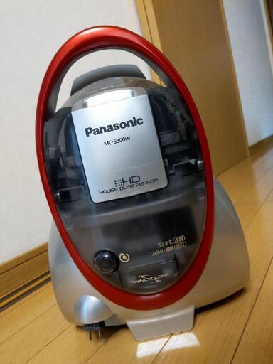 MC-S800W パナソニックサイクロン掃除機:アカ
