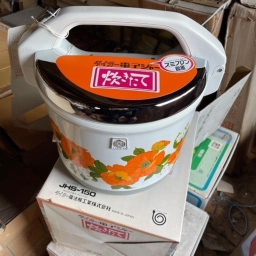 新品　レトロ　タイガー　電子ジャー