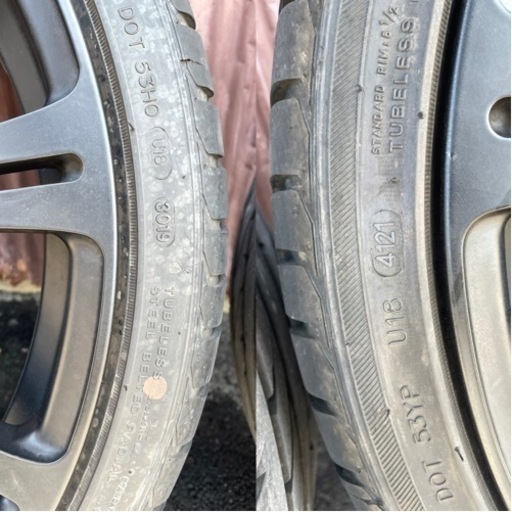 BMW 535i装着タイヤ245/35R20,275/30R20