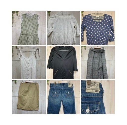 中古服　レディース&メンズ&子供服　夏冬120着 転売目的での購入⚪︎！