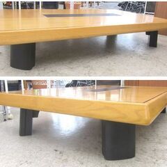 モリシゲ家具 座卓テーブル 大型センターテーブル 低めロータイプのモダン家具 MORISHIGE/森繁 札幌市北区屯田の画像