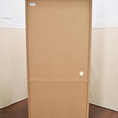 【東4/10】≪zyt1062ジ≫ ハイタイプキャビネット クレオ85フリーボード ナチュラル 幅85/高さ180 オープンキャビネット/リビング 50706-04の画像