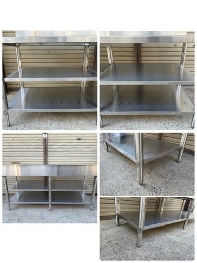 ＭＡＲＵＺＥＮ　マルゼン　ステンレス　業務用　作業台　店舗　飲食店　Ｗ１８００ｘＤ７９０ｘＨ８００ｍｍ