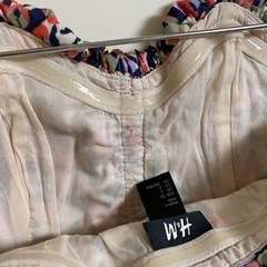 コルセット ベアトップ  チューブトップ  ビスチェ  H&Mの画像