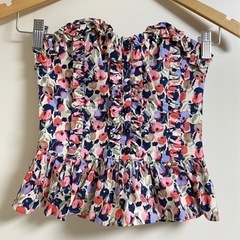 コルセット ベアトップ  チューブトップ  ビスチェ  H&M