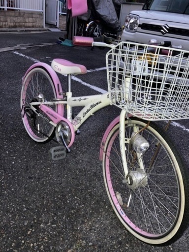 22インチ女の子用自転車