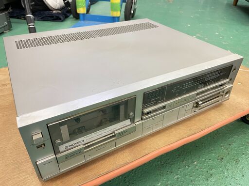 【現状品】PIONEER パイオニア ステレオカセットテープデッキ 1984年頃 CT-90R 3HEAD リバース 福島 郡山市 a