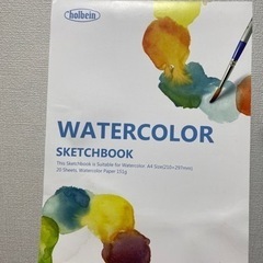 【13】スケッチブック 水彩画用ブック