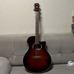ギター　エレアコYAMAHA APX500 美品　ハードケース付の画像