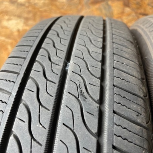 バリ山　アルミホイール付　TOYO TEO PLUS 155/65R14夏タイヤ 2016年製　14インチ