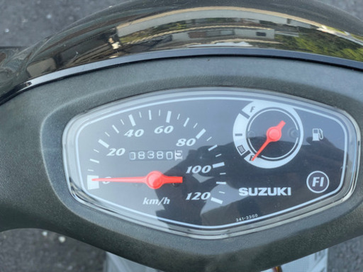 アドレスV125G ブラック　新車から購入で8300キロ実走