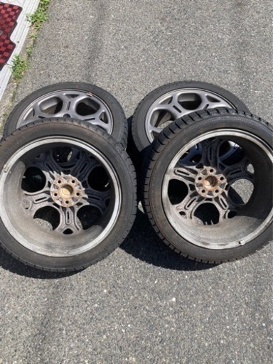 215/45R17  アルミホイール　7J-17  +55 PCD100 5穴 BH5 BE5 用 ブリッツェン ホイール　4本セット