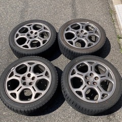 215/45R17  アルミホイール　7J-17  +55 PC...