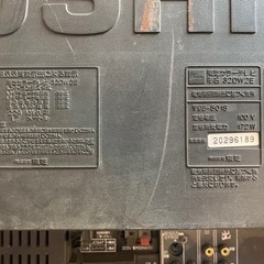 32インチブラウン管テレビの画像