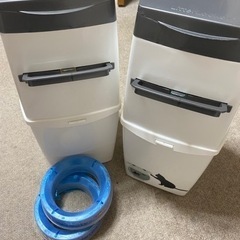 リターロッカー　ペット用トイレバケツ　消臭　カートリッジ2個付きの画像